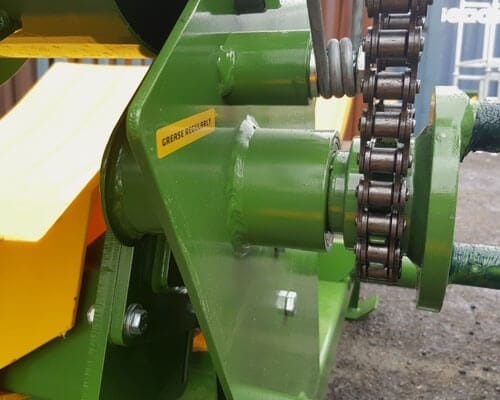 round bale feeder bushless-drive