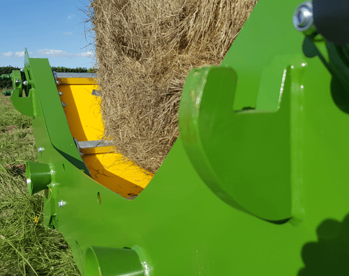 bale unroller dual-latches