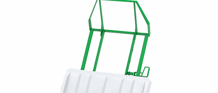 Integrated optional telescopic platform extension