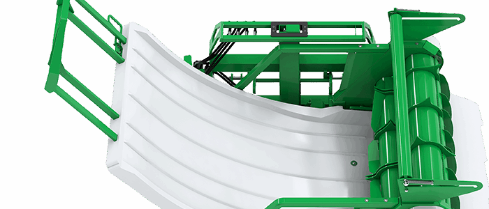 Rotomolded polyethylene feeding platform
