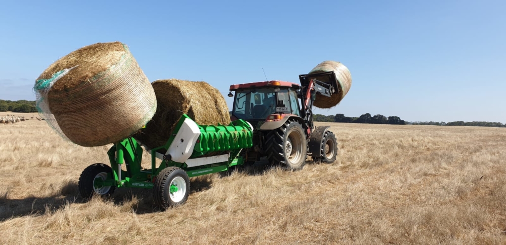 Hustler Chainless X5000 TX205 Bale Feeder Australia