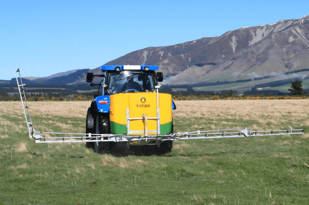 Hustler's Katipo Boom sprayer