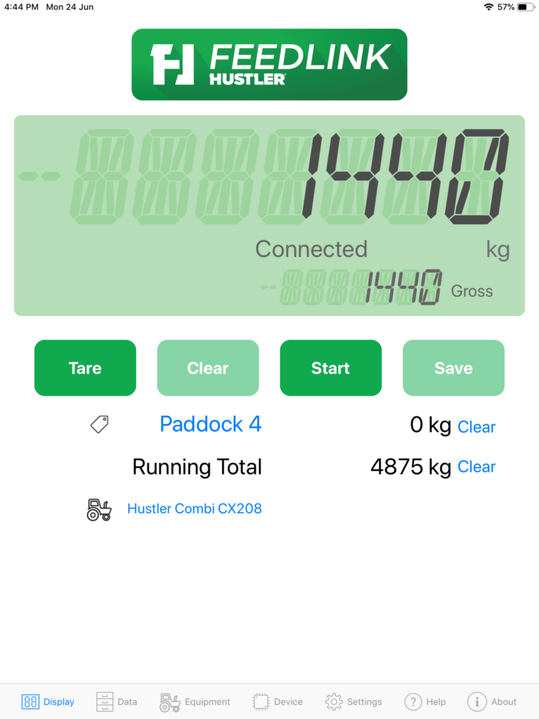 Hustler Feedlink Scales