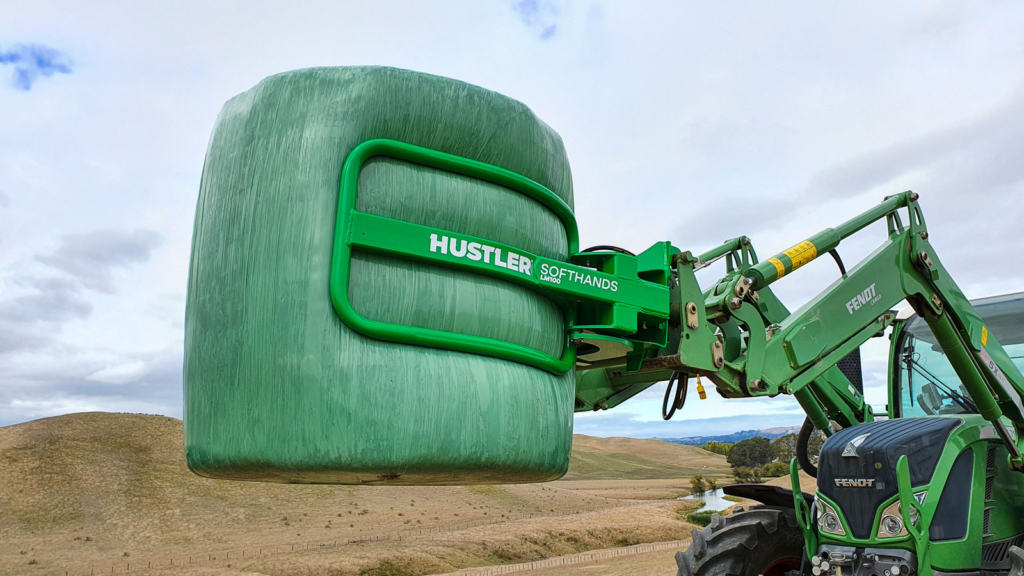 Hustler Softhands bale handler