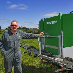 Hustler Mounted Boom Sprayer